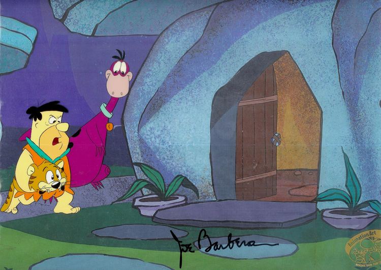 Dino: Stay Out! The Flintsones Production Cel from Dino Stay Out Wildsville Gallery