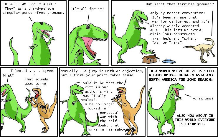 Dinosaur Comics xkcd Parody Week Dinosaur Comics
