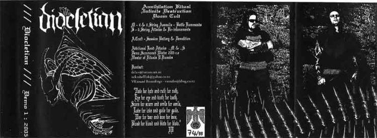 Diocletian (band) Diocletian Demo 1 2005 Encyclopaedia Metallum The Metal Archives