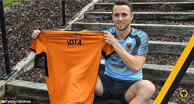 Diogo Jota Atletico Madrid midfielder Diogo Jota joins Wolves on loan Daily