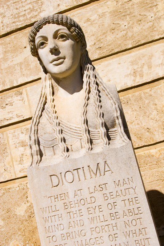 Diotima of Mantinea A dead man fell from the sky Who was the real Diotima