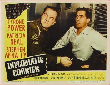 Diplomatic Courier A Movie Review by David L Vineyard DIPLOMATIC COURIER 1952