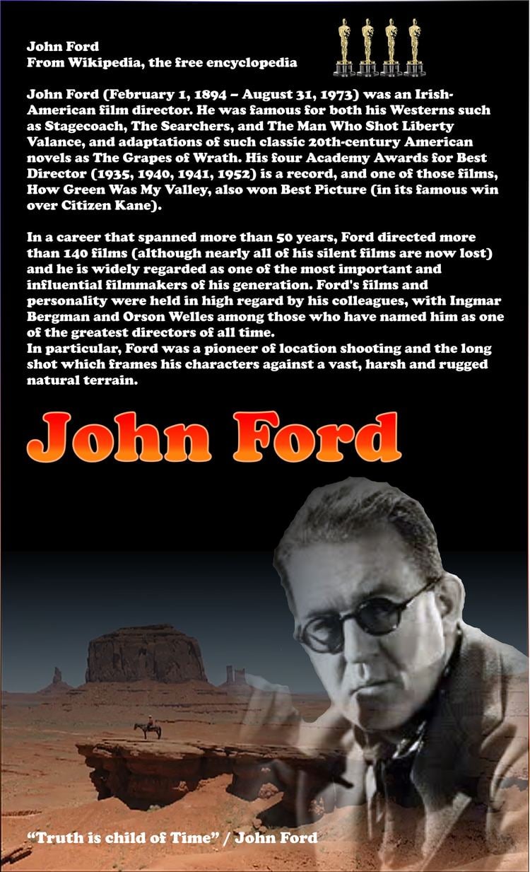 Directed by John Ford The Great Western Directors My Favorite Westerns