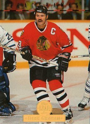 Dirk Graham CHICAGO BLACKHAWKS Dirk Graham 335 The Leaf Set 1994 Donruss NHL