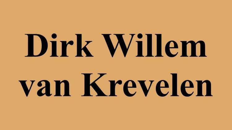 Dirk Willem van Krevelen Dirk Willem van Krevelen YouTube