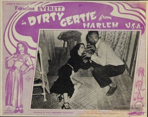 Dirty Gertie from Harlem U.S.A. Francine Everett In Dirty Gertie From Harlem USA Film Full
