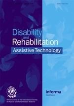 Disability and Rehabilitation: Assistive Technology