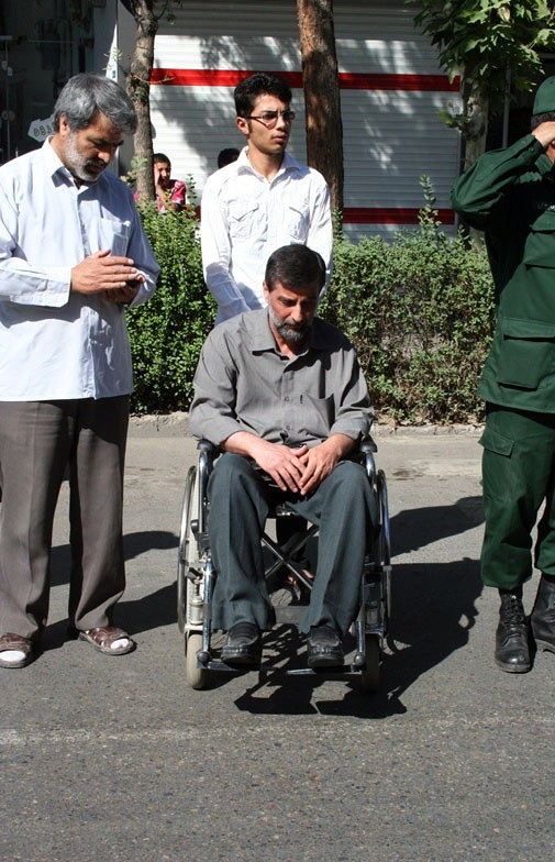 Disabled Iranian veterans