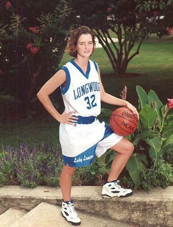 Amy Lynn Bradley wearing a basketball uniform