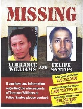 Disappearance of Terrance Williams and Felipe Santos