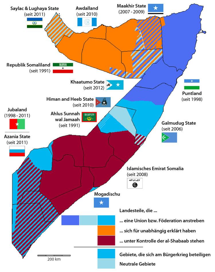 Disintegration of the state Somalia