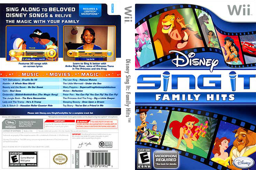 Disney Sing It SDFE4Q Disney Sing It Family Hits