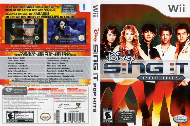 Disney Sing It R62E4Q Disney Sing It Pop Hits