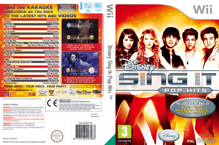 Disney Sing It: Pop Hits R62P4Q Disney Sing It Pop Hits
