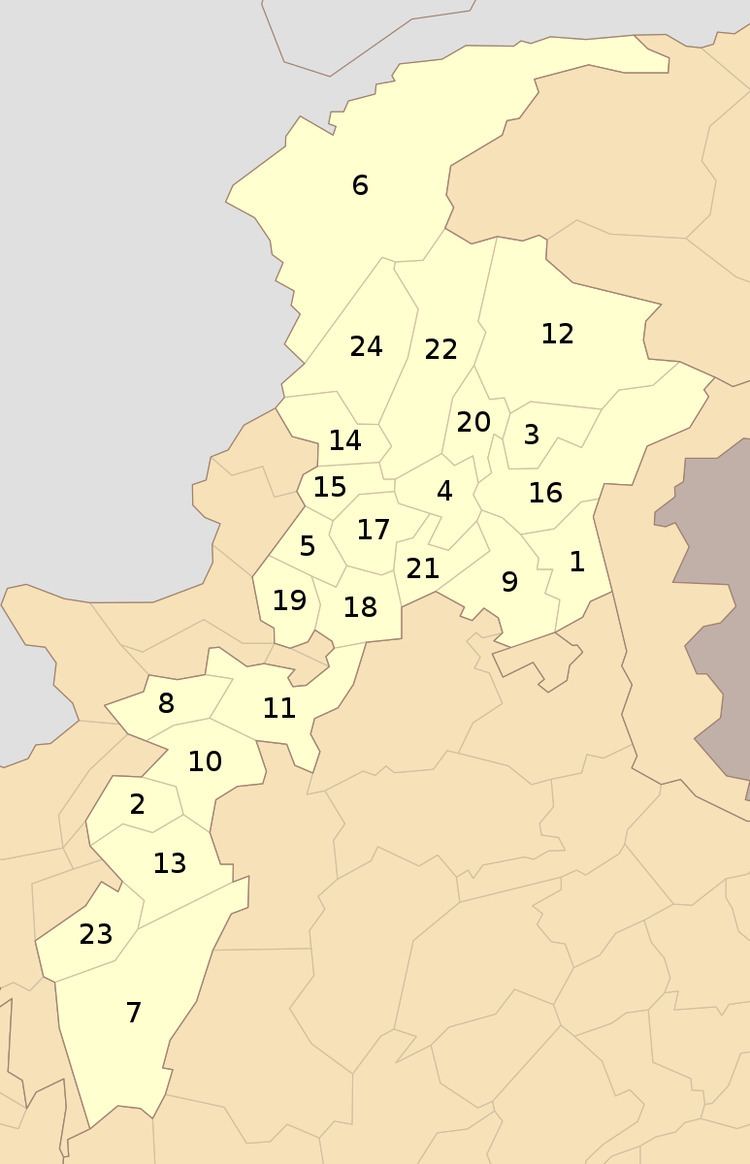 Districts of Khyber Pakhtunkhwa