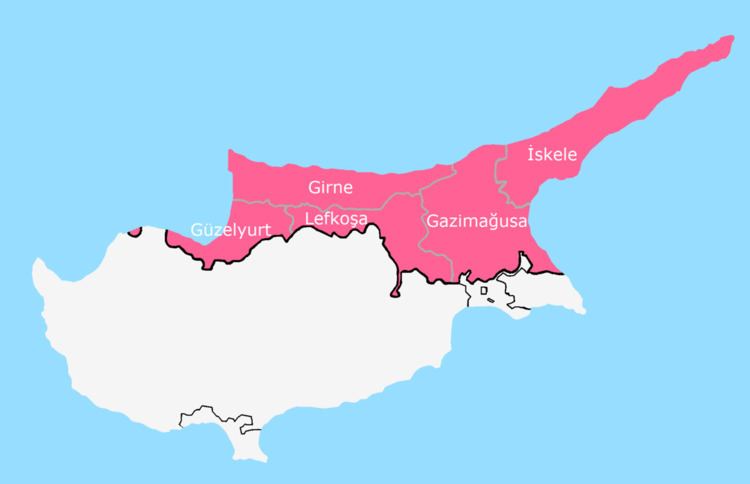 Districts of Northern Cyprus