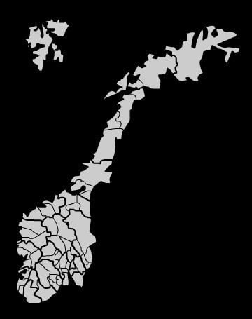 Districts of Norway