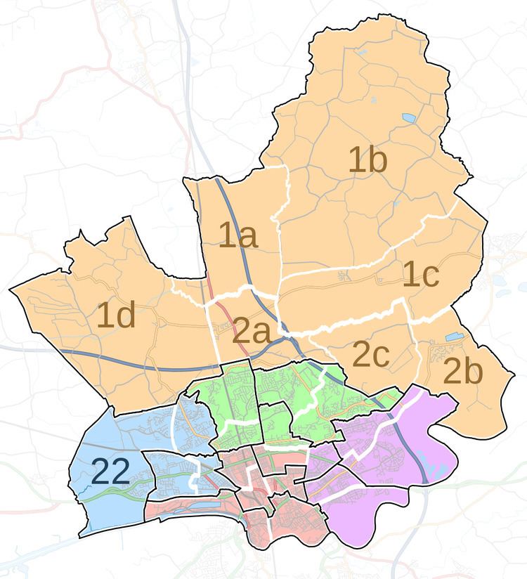 Districts of Preston