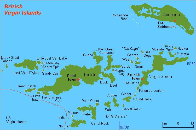 Districts of the British Virgin Islands