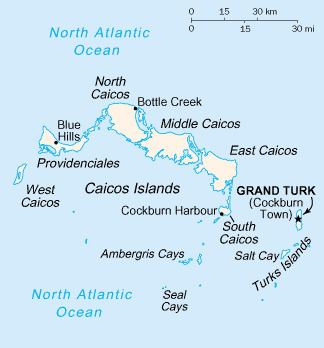 Districts of the Turks and Caicos Islands
