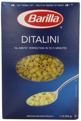 Ditalini Amazoncom Barilla Pasta Ditalini 16 Ounce Pack of 8
