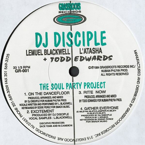DJ Disciple DJ Disciple The Soul Party Project Vinyl at Discogs