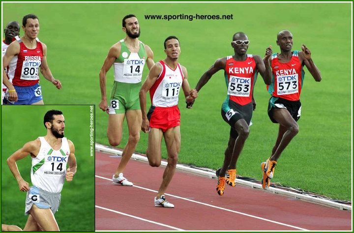 Djabir Saïd-Guerni Djabir SAIDGUERNI 5th in the 800m at 2005 World Championship