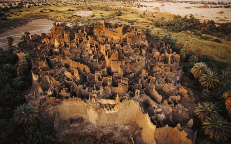 Djado Plateau Djado Niger a fortified trading city in the Sahara Architecture