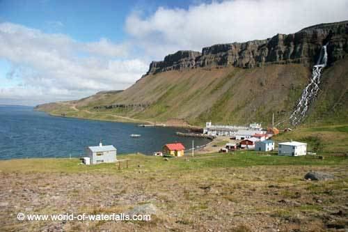 Djúpavík Djupavikurfoss Strandir Coast Westfjords Iceland