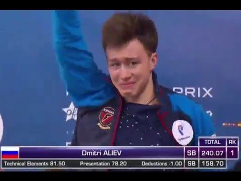 Dmitri Aliev Dmitri ALIEV FS 2016 Junior GRAN PRIX FINAL YouTube