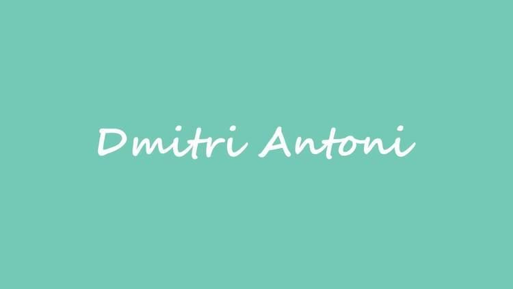 Dmitri Antoni OBM Figure Skater Dmitri Antoni YouTube