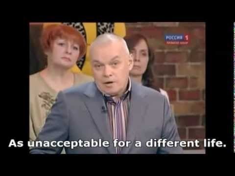 Dmitri Kiselev Hate speech from Russian journalist Dmitry Kiselev All