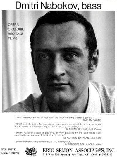 Dmitri Nabokov Opera Fresh Dmitri Nabokov Son of Lolita Author Dies at 77