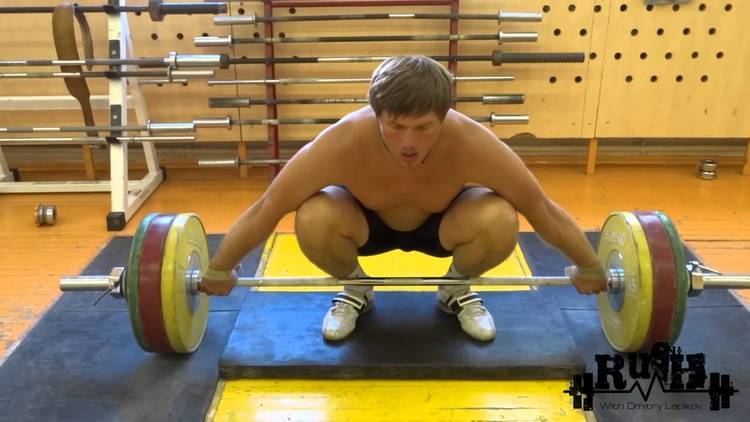 Dmitry Lapikov Dmitry Lapikov weightlifting training 180815 preparatory period