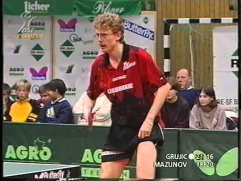 Dmitry Mazunov Tichtennis Bundesliga Slobodan Grujic vs Dmitry Mazunov 1999 YouTube