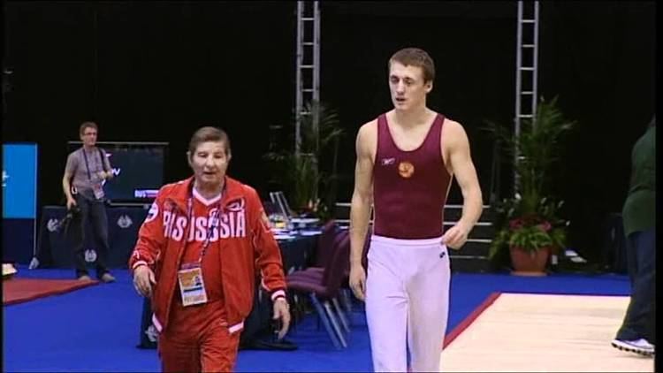 Dmitry Ushakov (gymnast) Dmitry Ushakov RUS 2011 World Trampoline Championships Final