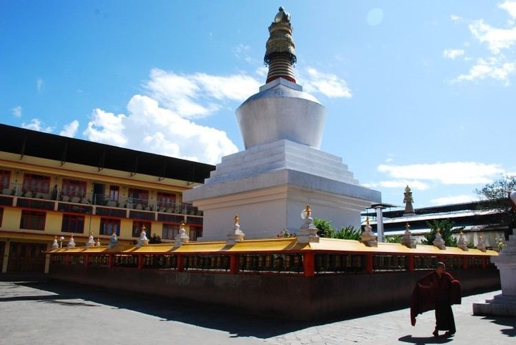Do-drul Chorten Monasteries in Gangtok Devotees near DoDrulChorten at Gangtok SIKKIM