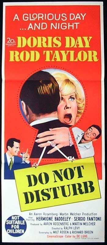 Do Not Disturb (1965 film) DO NOT DISTURB 65 Doris Day Daybill Movie poster