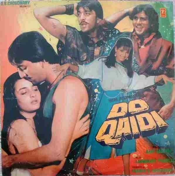 Do Qaidi SFLP 1243 Bollywood Movie LP Vinyl Record 1989 Sanjay Dutt