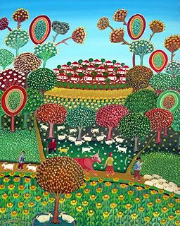 Dobrosav Milojevic The Grazing Field by Dobrosav Milojevic GINA Gallery of