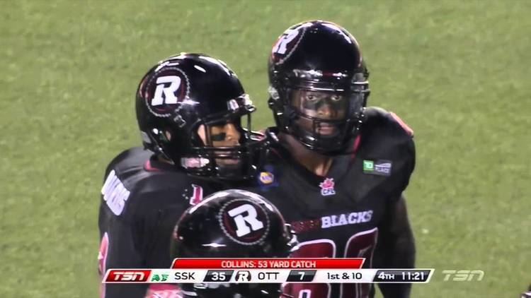 Dobson Collins August 2 2014 Henry Burris 53 yard completion to Dobson