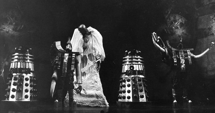 Doctor Who and the Daleks in the Seven Keys to Doomsday Untitled A scene from the 1974 stage play Doctor Who and