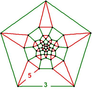 Dodecahedral-icosahedral honeycomb
