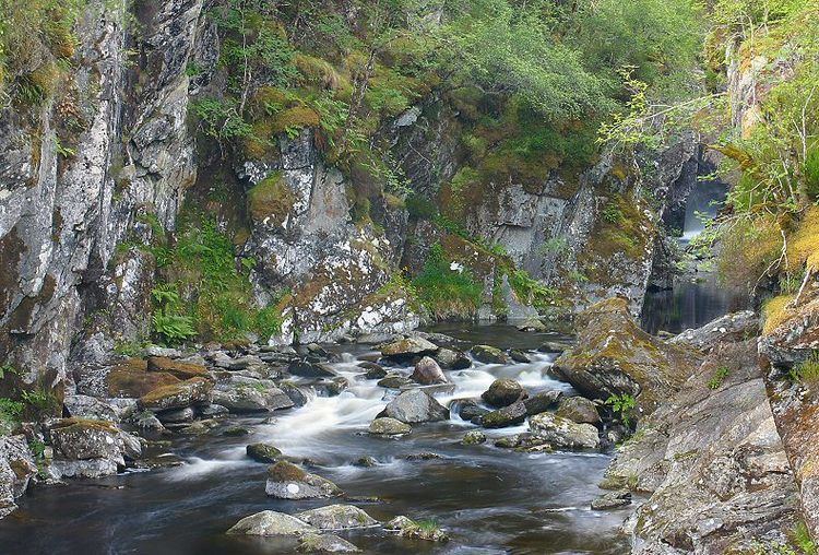 Dog Falls, Glen Affric Dog Falls a photo from Highland Scotland TrekEarth