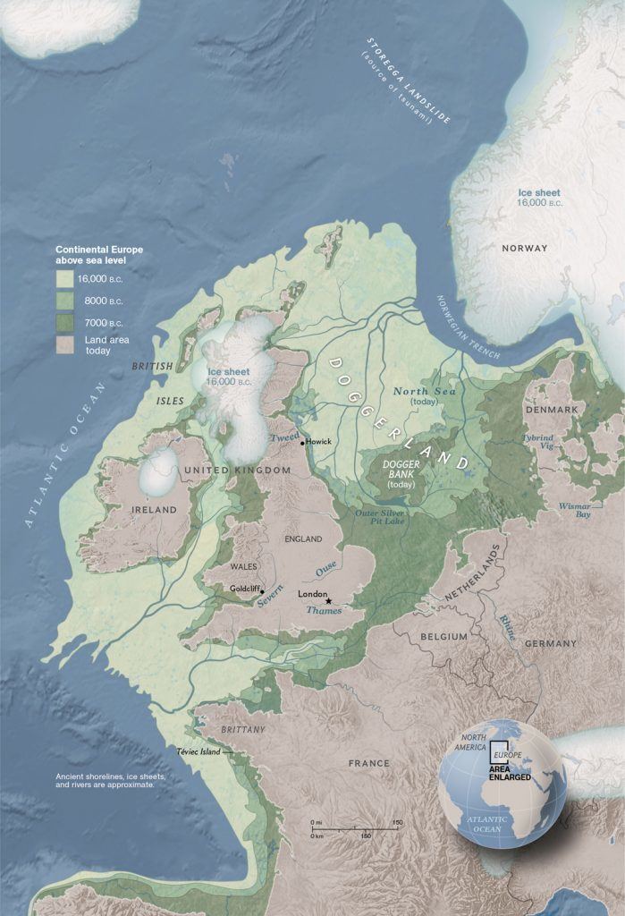 Doggerland Doggerland the land that connected Europe and the UK 8000 years ago