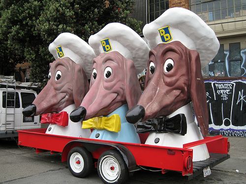 Doggie Diner Doggie Diner Dog Heads Listed as Top San Francisco Food Mascot by SF