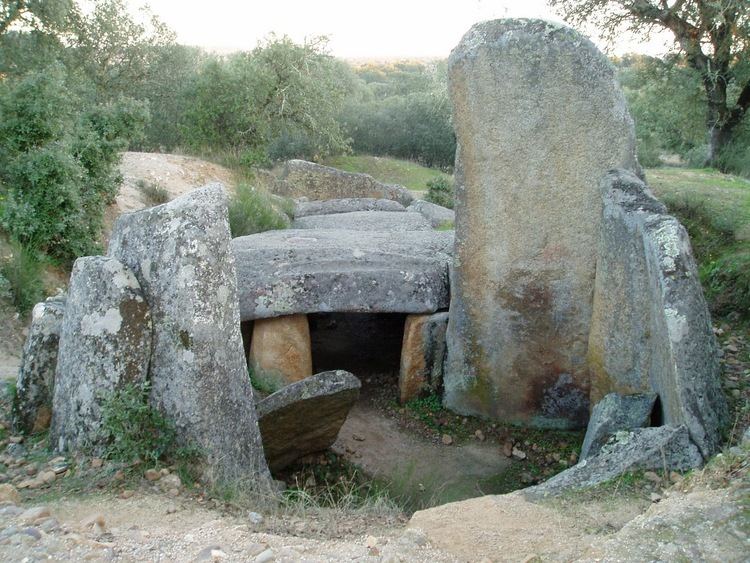 Dolmen del prado de Lácara Dlmenes y Menhires DLMEN DE LCARA Badajoz
