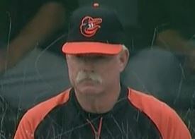 Dom Chiti Orioles Bullpen Coach Dom Chiti Hit in the Head With a Baseball