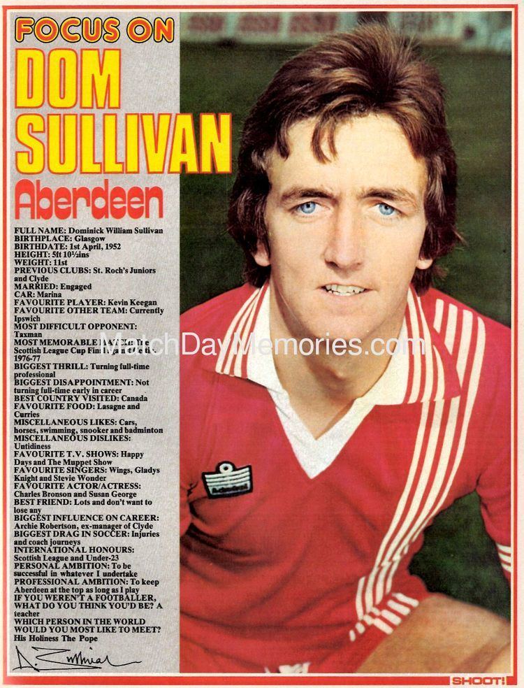 Dom Sullivan Dom Sullivan Aberdeen Football Inprint