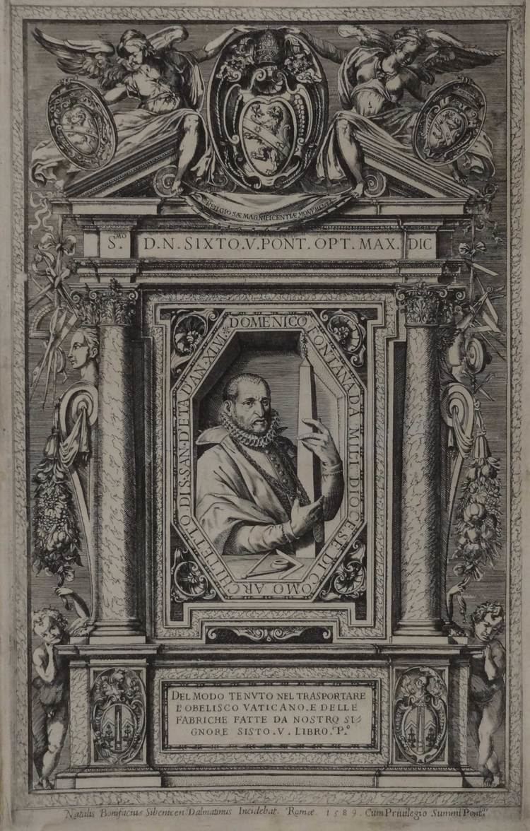 Domenico Fontana DOMENICO FONTANA1590OBELISQUE VATICANP20R